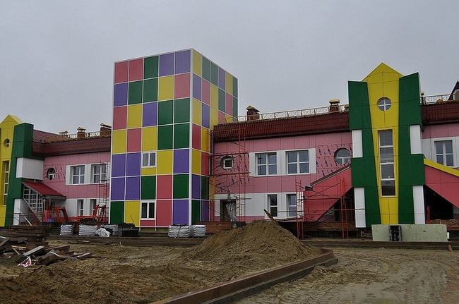 Модернизированный детский сад в Губкинском