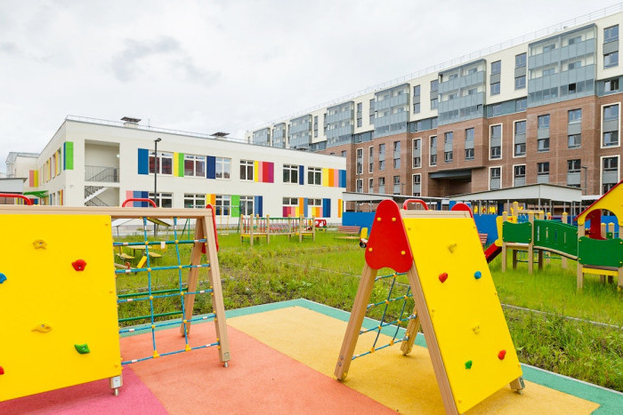 Новый детский сад на Петергофском шоссе сдан в эксплуатацию