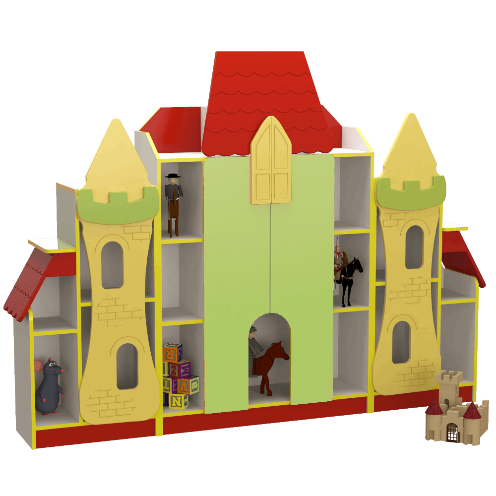Стенка для игрушек "Замок"
